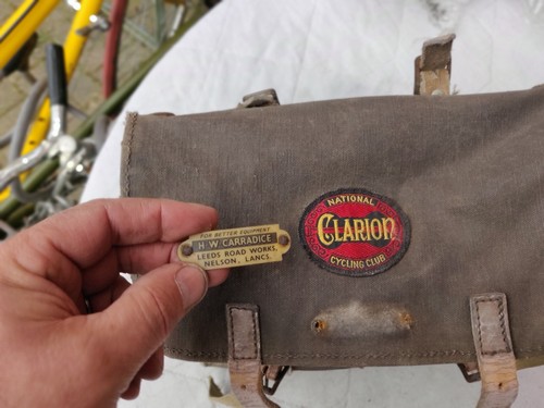 Carradice rear bike bag - rear, retro