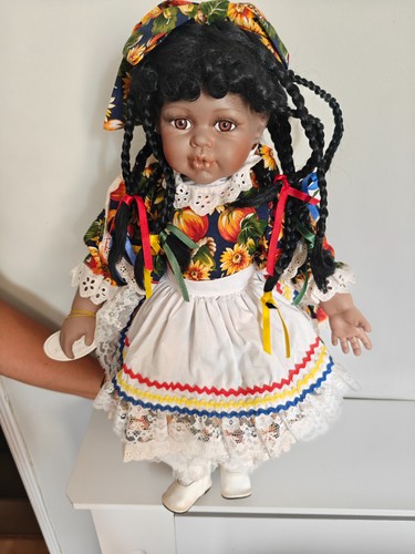 Porcelain doll - porcelain,