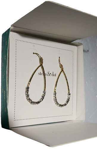 Stella dot rhett hoops - &,