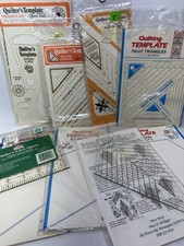 EZ Quilting Quilter’s Template Assortment lot of 9