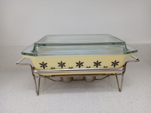Vintage pyrex yellow daisy - vintage,