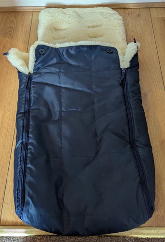 Pure sheepskin baby - sheepskin, pram