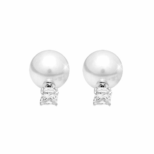 Classic simulated white pearl - white,