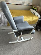Haldon Nursing Rocking Chair White & Light Grey Grade A