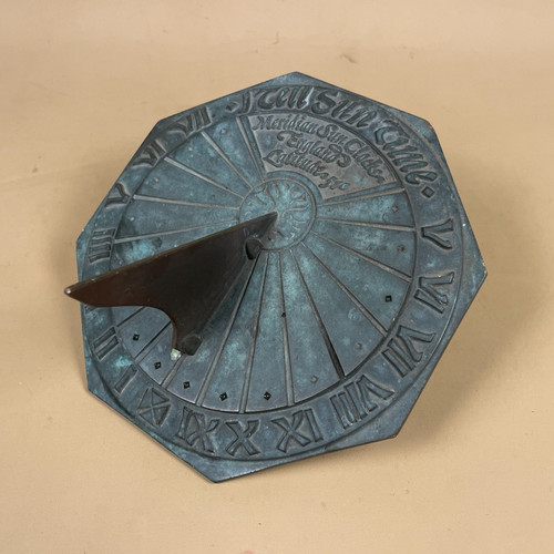 Antique brass gold sun - antique, dial