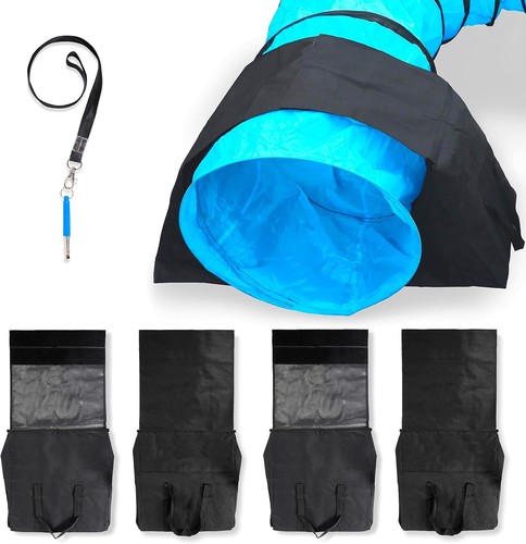 Dog agility tunnel saddlebags - dog,
