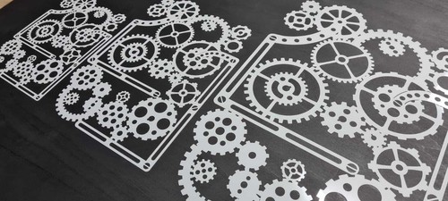Gears steampunk clock - fx, style