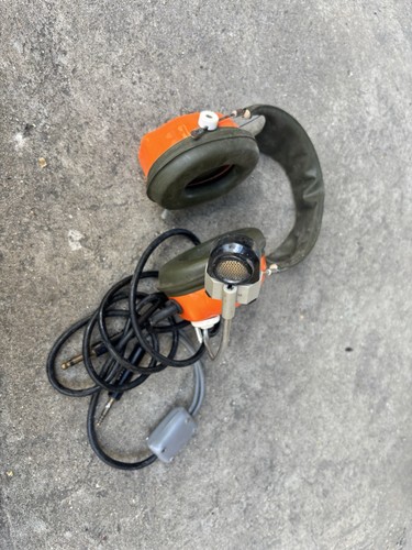 Vintage pilot headset - pilot,