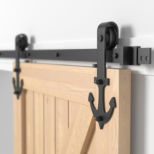 5ft sliding door kit - sliding, black