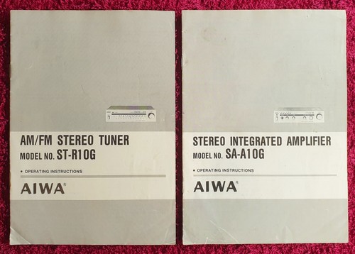 Aiwa original user manuals - original,