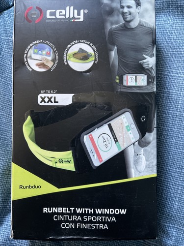 Celly running belt with - with, window