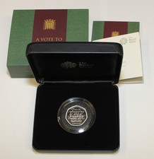 Sterling .925 Silver Proof 50p