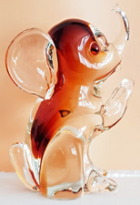 RARE Murano 1950's amber &