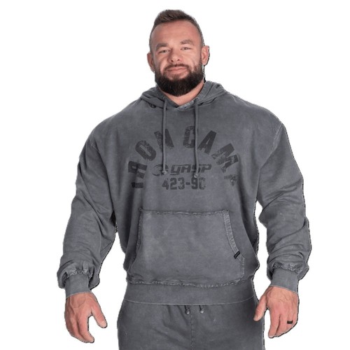 Gasp iron camp hooded sweater - camp,