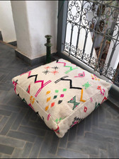 Moroccan Kilim Pillow, Outdoor