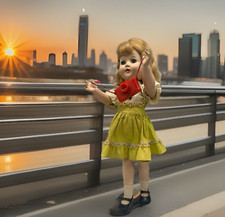 RARE Vintage 1950s ROXANNE Beat The Clock Television Game Show Doll w/Tag Works!