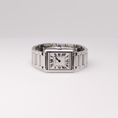 2021 stainless cartier tank - stainless,
