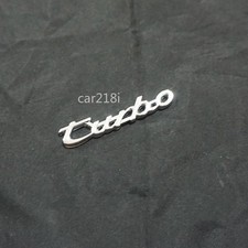 1x Silver Chrome turbo Small