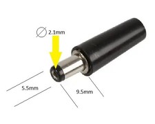 2x DC Connector Jack Barrel