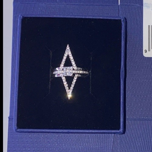 Swarovski stackable ring set - swarovski,