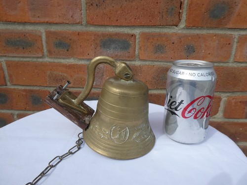 Vintage brass house wall - house,