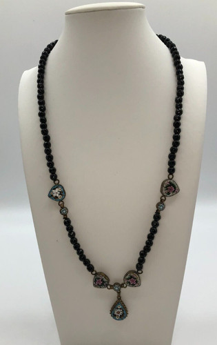 Antique micro mosaic - antique, necklace