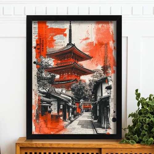 Oriental art print - print, japanese