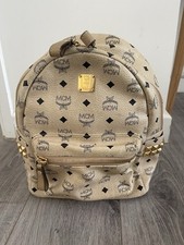 MCM Stark Backpack Beige- Side