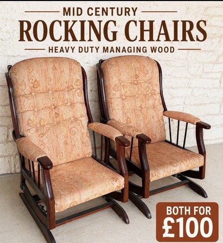 Mid century rocking chairs - rocking,