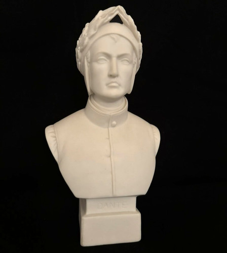 19th parian library bust - parian,