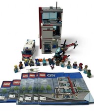 LEGO City 60204 Hospital Retired Set Including All 13 Minifigures & Instructions