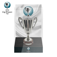 UEFA Cup Winners' Cup Trophy 8cm Metal Replica Trophy With Display Case