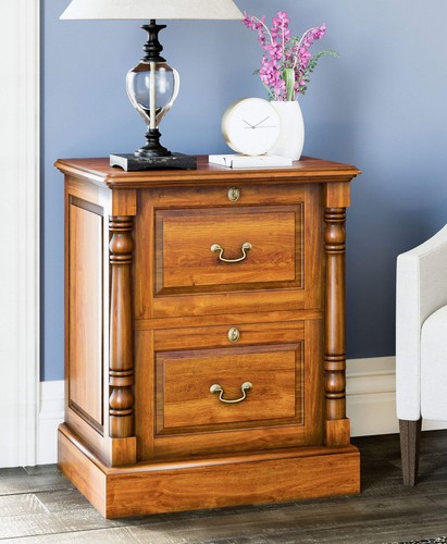 Reine mahogany two drawer - reine,