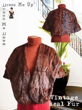 Vintage Rich Red Brown Mink