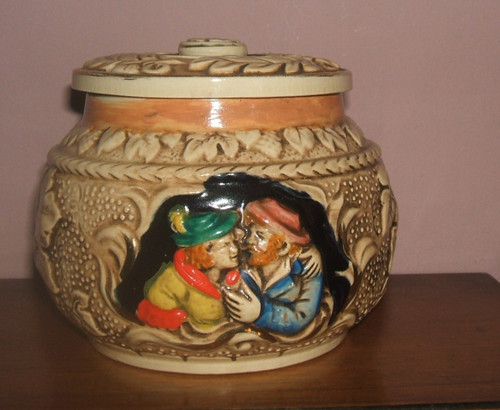 Vintage german ceramic tobacco - german,