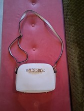 Moschino white shoulder cross
