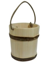 Big Wooden Bucket with handle
