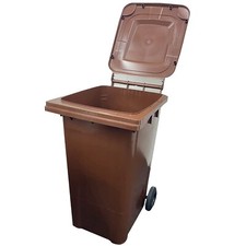 Brown Garden Wheelie Bin
