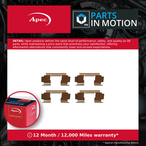 Brake pad fitting - pad, fits