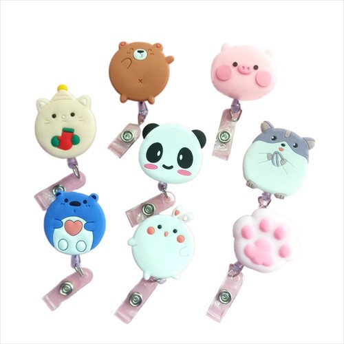 Bunny nurse badge holder - nurse,