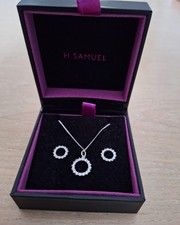 Silver & cubic zirconia