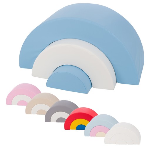 Soft play rainbow blocks 3 - play, rainbow,