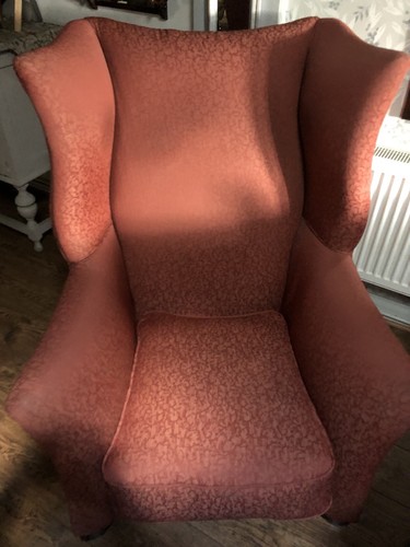 2no identical wing back - back, chairs