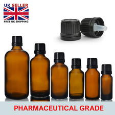 Amber Glass Dropper Bottle