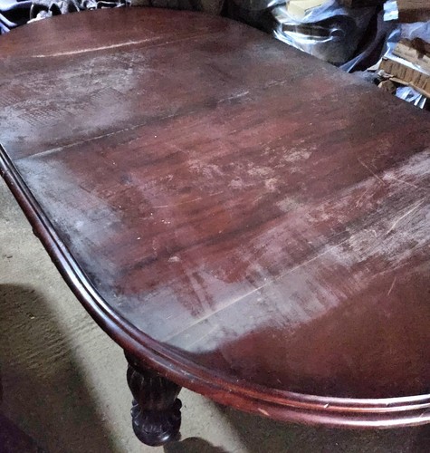 Huge vintage mahogany dining - huge,
