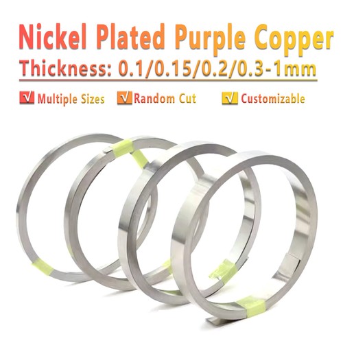 Nickel plated copper strip - nickel,