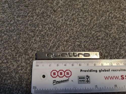 Genuine audi quattro rear - genuine,