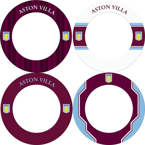 Aston villa dartboard surround - dartboard,