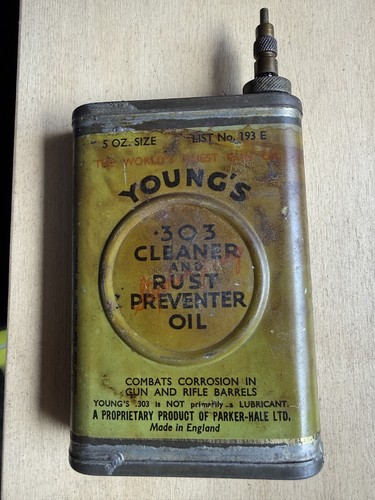 Youngs 303 parker hale - oil, can