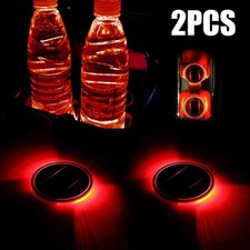 2x Solar Red LED Light Insert